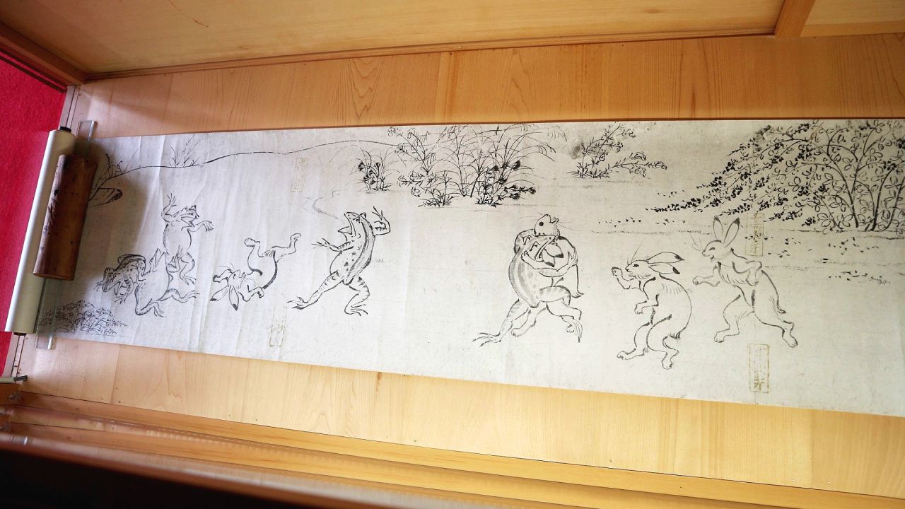 日本最古の漫画と称される国宝 鳥獣人物戯画～世界文化遺産 高山寺